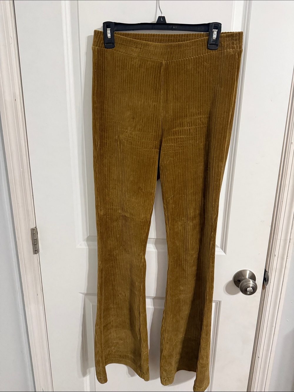 Women’s Corduroy Flare Pants - Brown